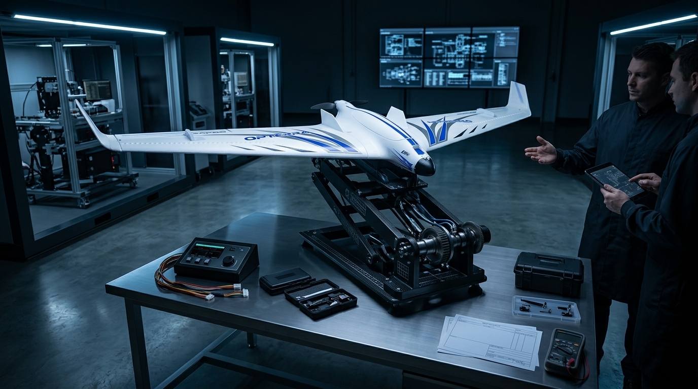 Drone prototype, QR traceability and AI records environment